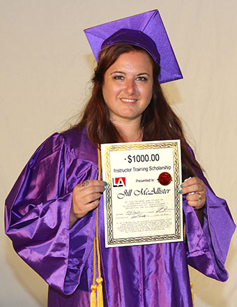 Jill M. Instructor Training Scholarship Recipient